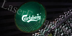 "Carlsberg" - гравировка логотипов, эмблем для интерьеров кафе, ресторанов и офисов. 1300х10мм
