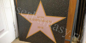 Именная звезда Stevena Seagala установлена на Аллее славы известным людям в Краснодаре.