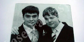 Сыновья. Фото любимых детей. Стекло