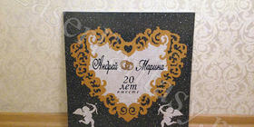 Оригинальный подарок с уникальным дизайном гравировки сердца на семейную аллею Любви! 450х450х8мм.