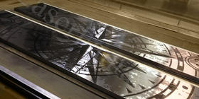 Гравировка самого сложного изображения на дверях лифтов